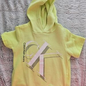Calvin Klein Jeans Kids Lime Hoodie